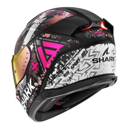 Shark SKWAL i3 Hellcat Mat Black Chrom Purple KUV Full Face Helmet