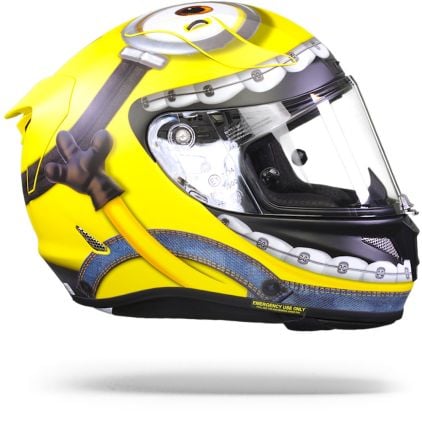 bike helmets minion Despicable Me Minions Helmet Blue 48cm scratch and anti HJC RPHA 11 Otto Minions