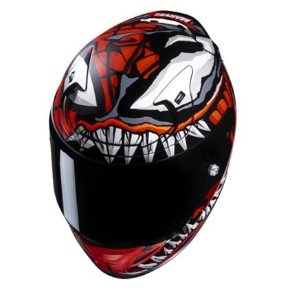 Rossi R12 Pixi Black エンジン イタリア 製 オンロード HJC RPHA 12 Maximized Venom Marvel Red Black Full Face Helmet