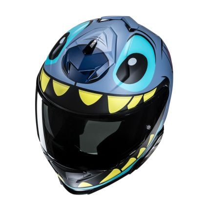 disney themed motorcycle helmets HJC i71 STITCH MC2SF Full Face Helmet, L Automotive Your princess Bell Disney Princess Magical Rider