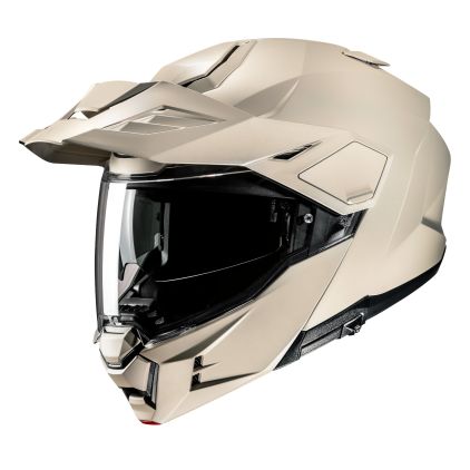 HJC i80 Solid Beige Adventure Helmet - Chromeburner