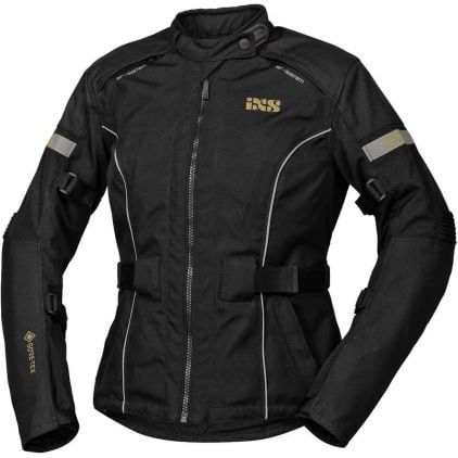 IXS Tour Classic Gore-Tex Damen Schwarz Motorrad Textiljacke