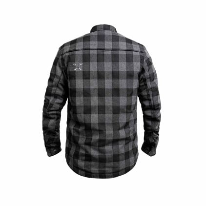 John Doe Motoshirt Grey Black XTM Motorcycle Shirt - Chromeburner