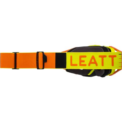 Leatt Velocity 6.5 Light Yellow Orange Motocross Goggles
