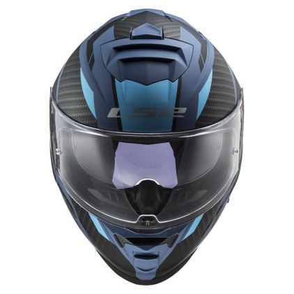 LS2 FF800 Storm II Racer Matt Blue Full Face Helmet - Chromeburner