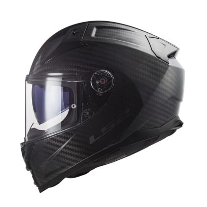 LS2 FF811 Vector II Gloss Carbon 06 - Chromeburner