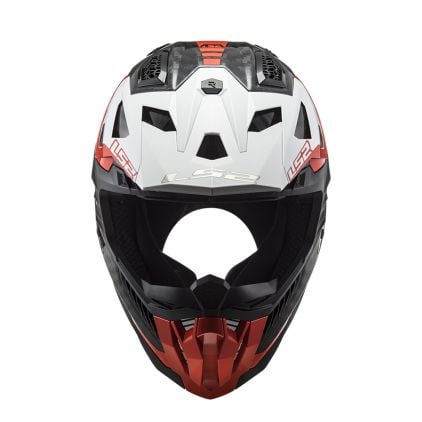 LS2 Mx703 C X-Force Victory Red White - Chromeburner