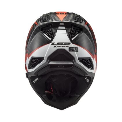 LS2 Mx703 C X-Force Victory Red White - Chromeburner