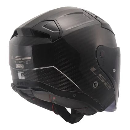 LS2 OF603 Infinity II Glossy Carbon 06 - Chromeburner