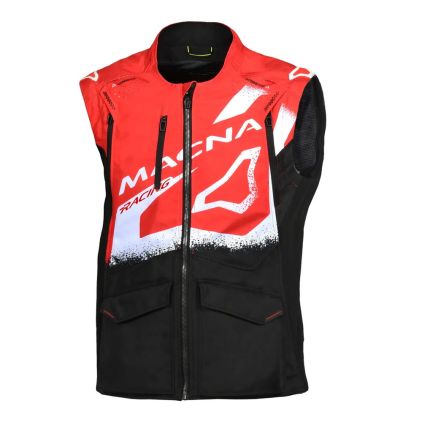 Macna Landmark Red Black Mx Jackets - Chromeburner