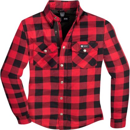 Merlin Axe Camisa Moto Negra Roja