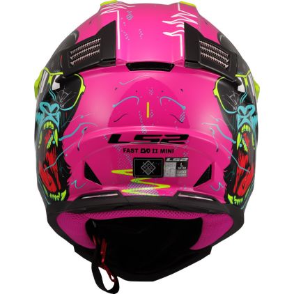 LS2 MX437 Fast II Mini Gorilla Purple 06 Kids Motocross Helmet
