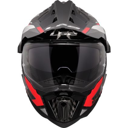 LS2 MX701 Explorer C Frontier II Red 06 Adventure Helmet
