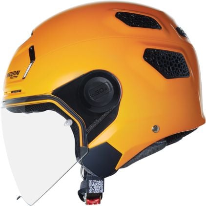 Nolan N30-4 T Classico 310 Orange Matt Jet Helmet - Chromeburner