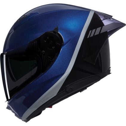 Nolan N60-6 Sport Verniciatura Speciale 346 Deep Blue Black Silver