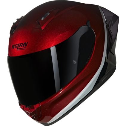 Nolan N60-6 Sport Verniciatura Speciale 349 Visceral Red Black Gray Glossy  Full Face Helmet