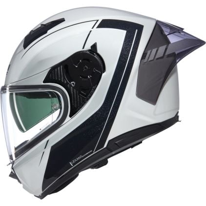 Nolan N60-6 Sport Mesmerico 341 White Black Metal Full Face Helmet