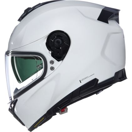 Nolan N80-8 Classico 305 White Metal Full Face Helmet - Chromeburner