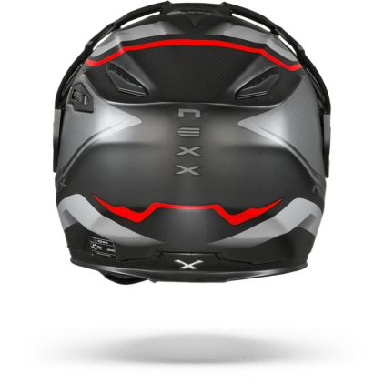 Nexx X.Vilijord Hiker Grey Red Matt - Chromeburner