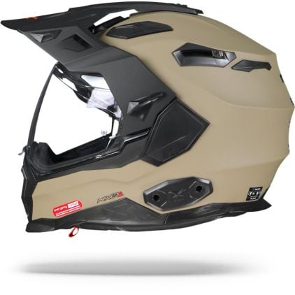 NEXX X.WED2 Plain アドベンチャーヘルメット L Nexx X.WED2 Plain Matt Desert Adventure Helmet - Chromeburner