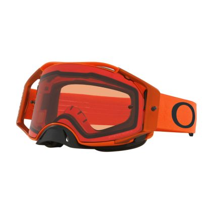 Oakley Airbrake MX Moto Orange Prizm Bronze Goggles - Chromeburner