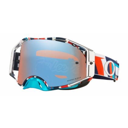 Oakley Goggles Airbrake MX TLD Quattro RWB Prizm MX Sapphire Iridium -  Chromeburner