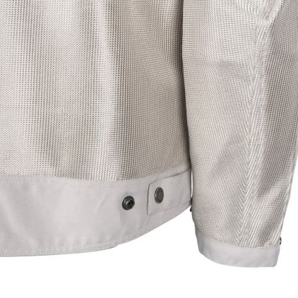 Helstons Pace Air Fabric Mesh Silver Red Blue Jacket - Chromeburner