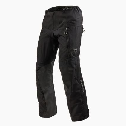 REV'IT! Continent Long Black Motorcycle Pants