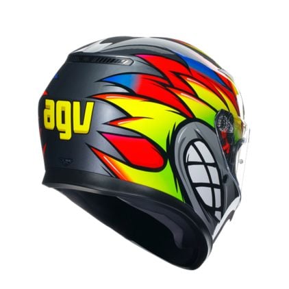 Agv K3 E2206 Mplk Birdy 2.0 Grey Yellow Red 012 - Chromeburner