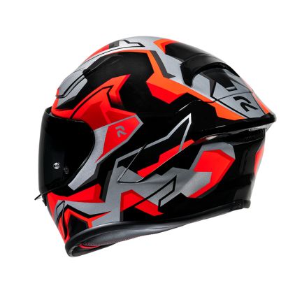 Hjc Rpha 1 Nomaro Red Black Mc1 Full Face Helmets - Chromeburner
