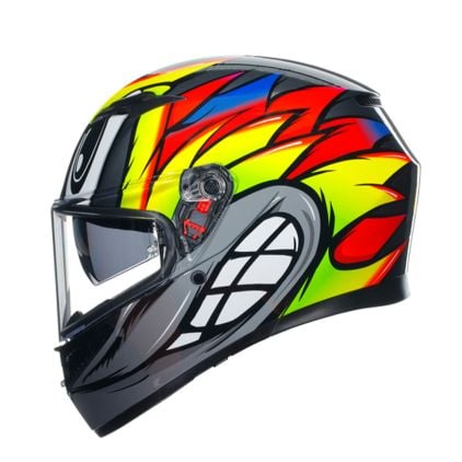 Agv K3 E2206 Mplk Birdy 2.0 Grey Yellow Red 012 - Chromeburner