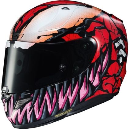 HJC RPHA 11 Carnage Marvel MC 1 Full Face Helmet - Chromeburner