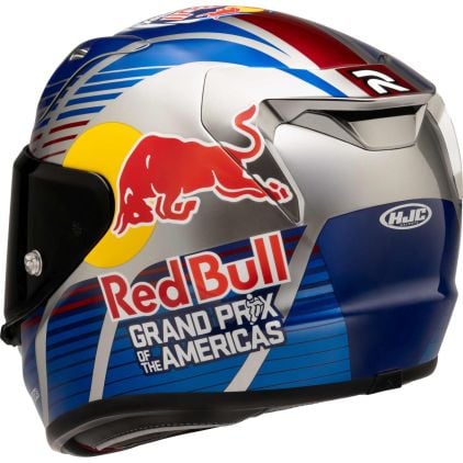 HJC RPHA 12 Red Bull Austin GP II Full Face Helmet - Chromeburner