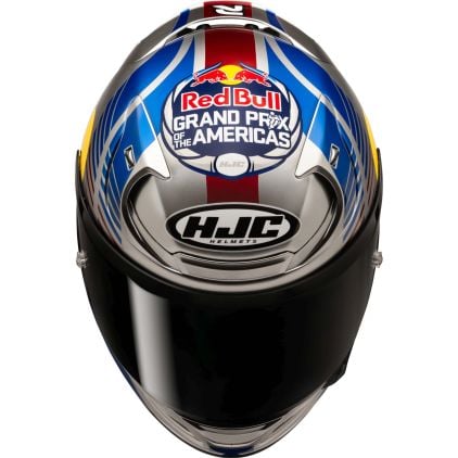 HJC RPHA 12 Red Bull Austin GP II Full Face Helmet - Chromeburner