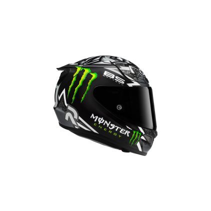 HJC RPHA 12 Quartararo Replica Black Full Face Helmet - Chromeburner