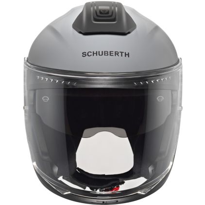 Schuberth ジェットヘルメット シルバー Schuberth J2 Grey Jet Helmet - Chromeburner