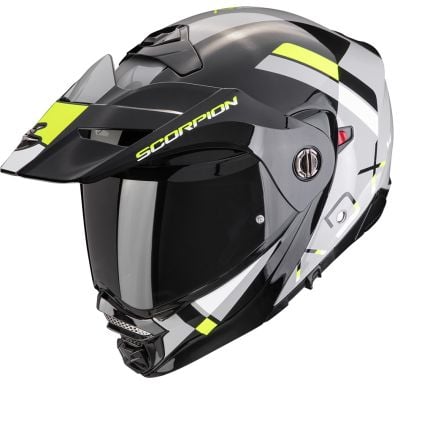 Scorpion ADX-2 Galane Grey-Black-Neon Yellow Adventure Helmets