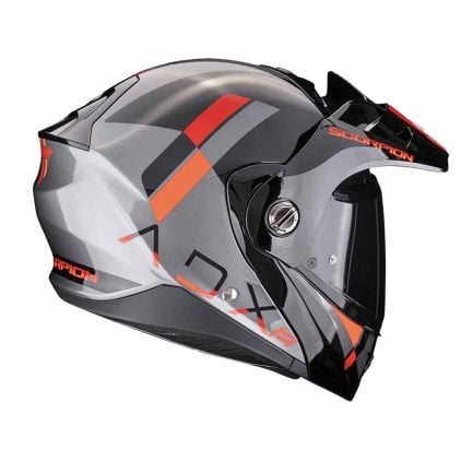 Scorpion ADX-2 Galane Silver-Black-Red - Chromeburner