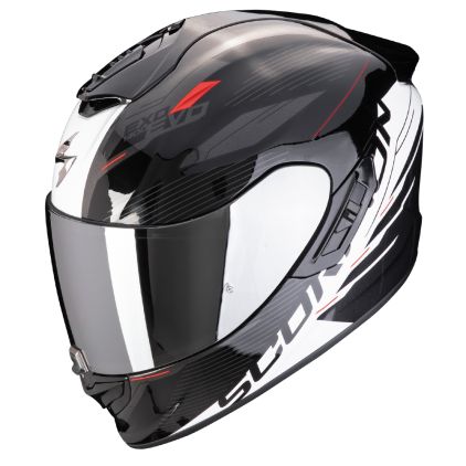 Scorpion EXO-1400 Evo II Air Luma Black White Full Face Helmet