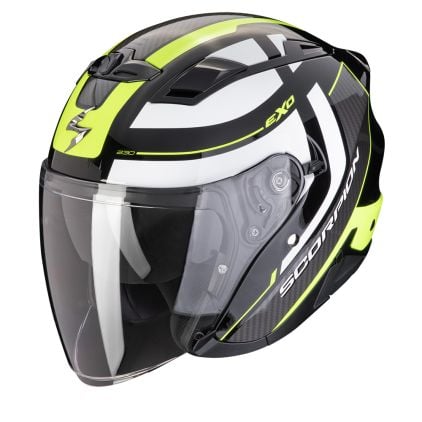 Scorpion EXO-230 Pul Black Neon Yellow Jet Helmet