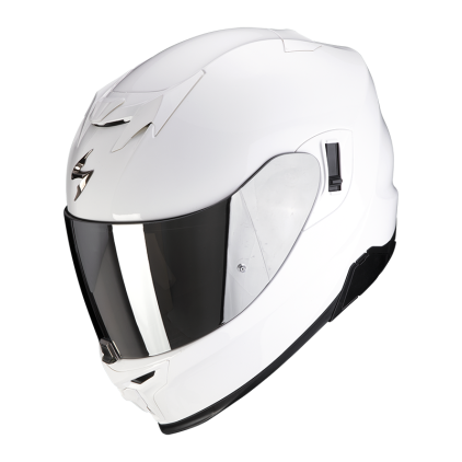 Scorpion Exo-520 Evo Air Solid White Full Face Helmet