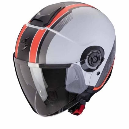 Scorpion Exo-City II Vel Matt Grey Red Jet Helmet