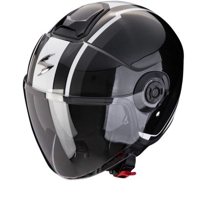 Scorpion Exo-City II Vel Metal Black White Jet Helmet