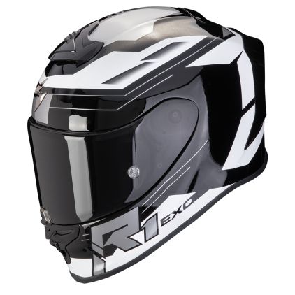 Scorpion EXO-R1 Evo Air Blaze Black White Full Face Helmet