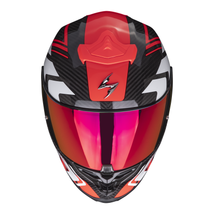 Scorpion Exo-R1 Evo Carbon Air Supra Black-Red - Chromeburner