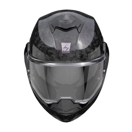 Scorpion EXO-TECH EVO Carbon Onyx Black Modular Helmet - Chromeburner