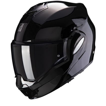 Scorpion Exo-Tech Evo Solid Black Modular Helmet
