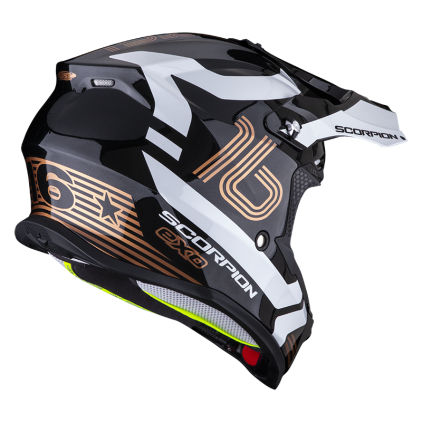 black and gold scorpion helmet ScorpionEXO R320 Full Face Motorcycle with Pinlock Ready Shield Bluetooth Ready Speaker Pockets DOT Approved Alchemy (Black/Gold/Grey The Scorpion EXO Scorpion Vx-16 Evo Air Tub