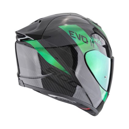 Scorpion EXO-1400 Evo II Carbon Air Platted Black Green Full Face