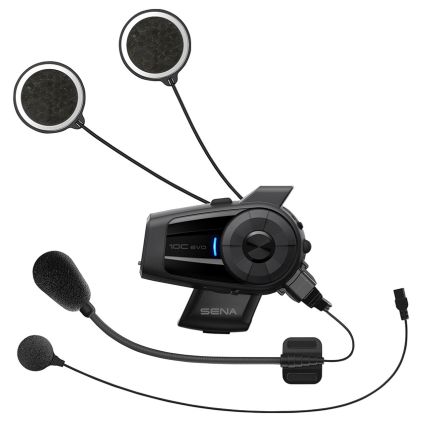 Sena 10C Evo Camera Communication System - Chromeburner